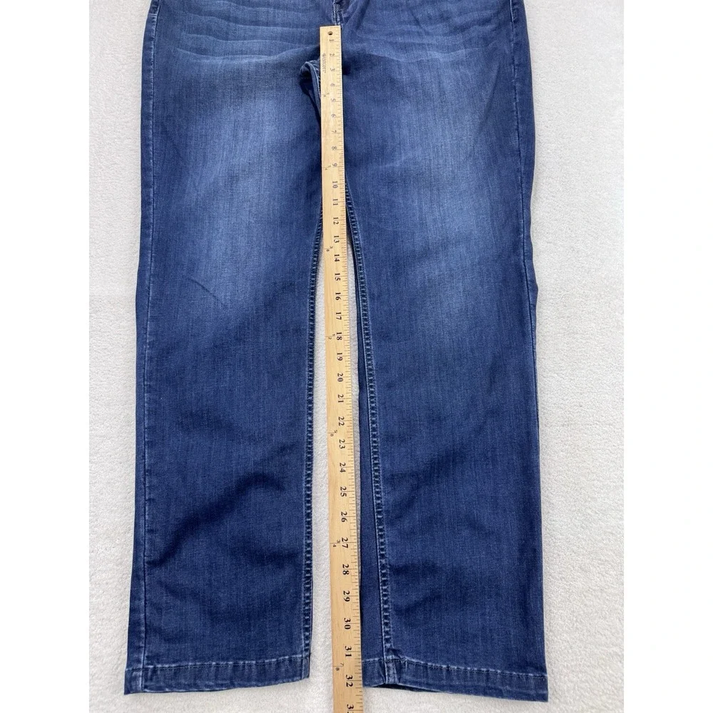 Banana Republic Traveler Slim Fit Jeans Men 34x32 Blue Slim 5 Pkt Denim Straight